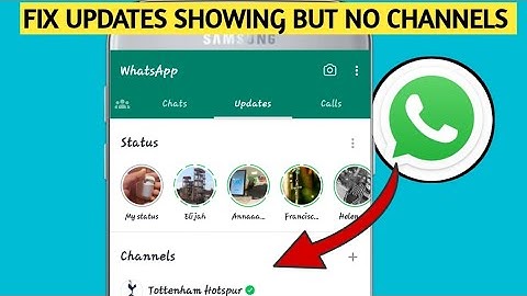 How To Fix WhatsApp Updates Showing But No WhatsApp Channels displayed (whatsapp channel update 2023
