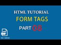 Html tutorial for beginners tamil  08  html form tags