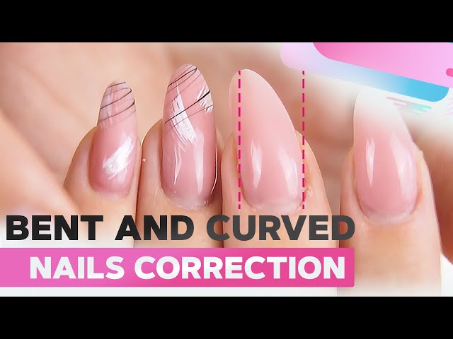 How to Correct a Fanned Nail with Natural Acrylic Overlay - Naio Nails  Tutorial manicure transparent - YouTube