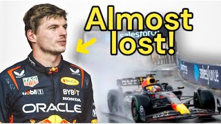 3 Races that Max Verstappen SHOULD NOT have won in 2023
