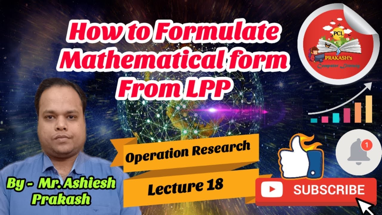 lpp-formulation-of-an-lpp-in-mathematical-form-youtube