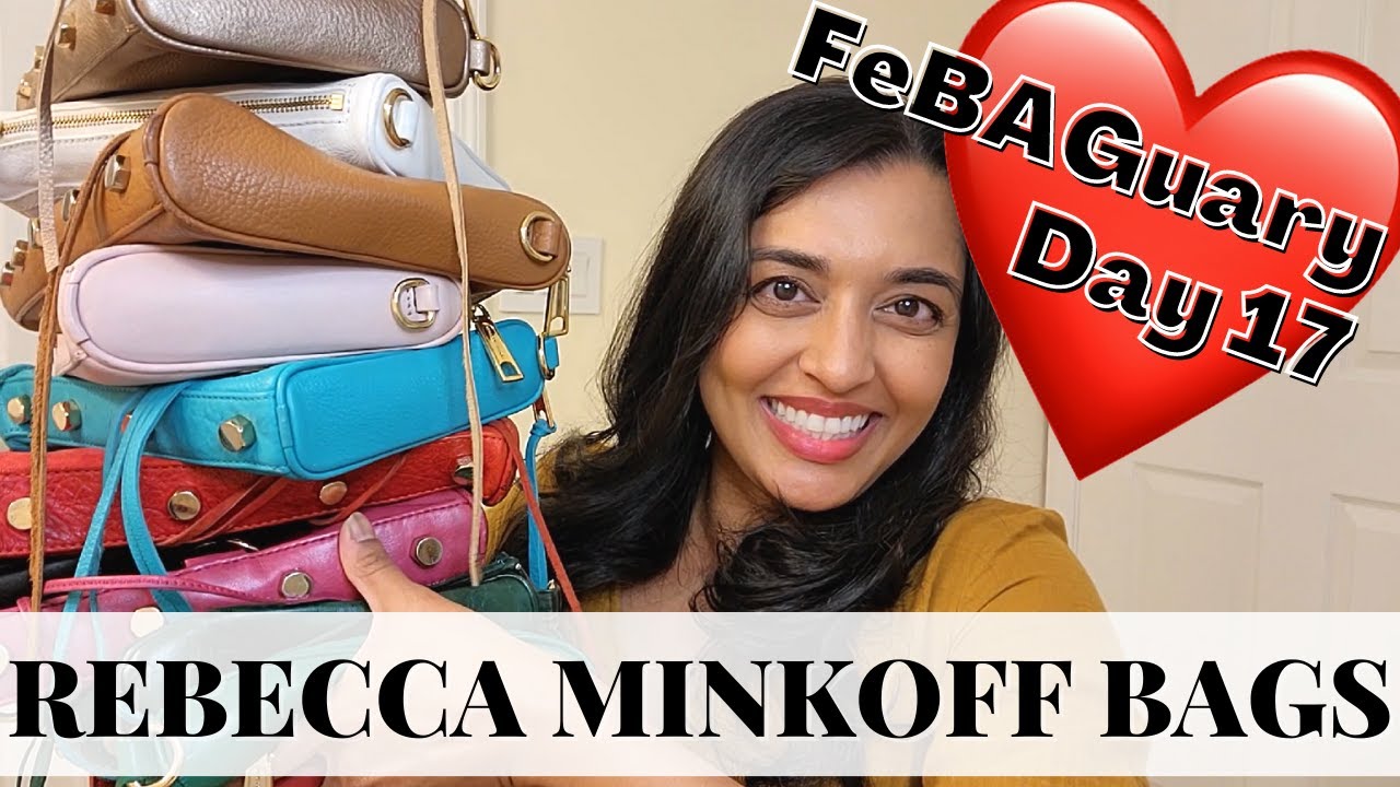 REBECCA MINKOFF HANDBAG COLLECTION |  DECLUTTER AND DOWNSIZE MY MINI MAC BAGS | FeBAGuary Day 17