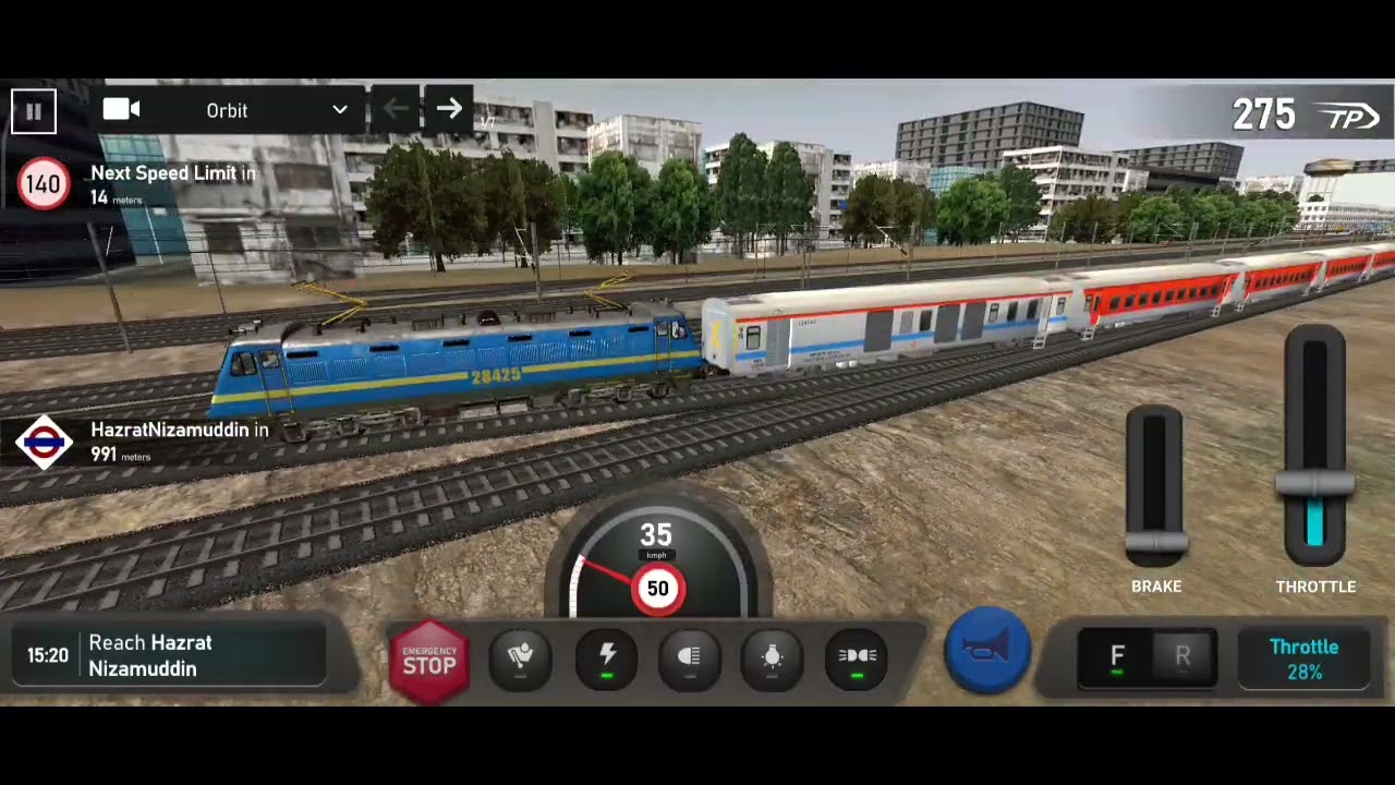 02845 BBS - YPR AC EXPRESS 2.0 | New Delhi tour 6/13 (Indian Train Simulator)