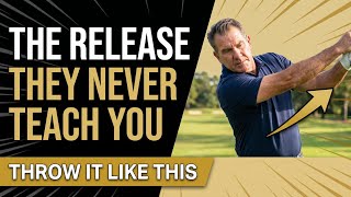 The golf swing is an underhand throw. How to release the club.