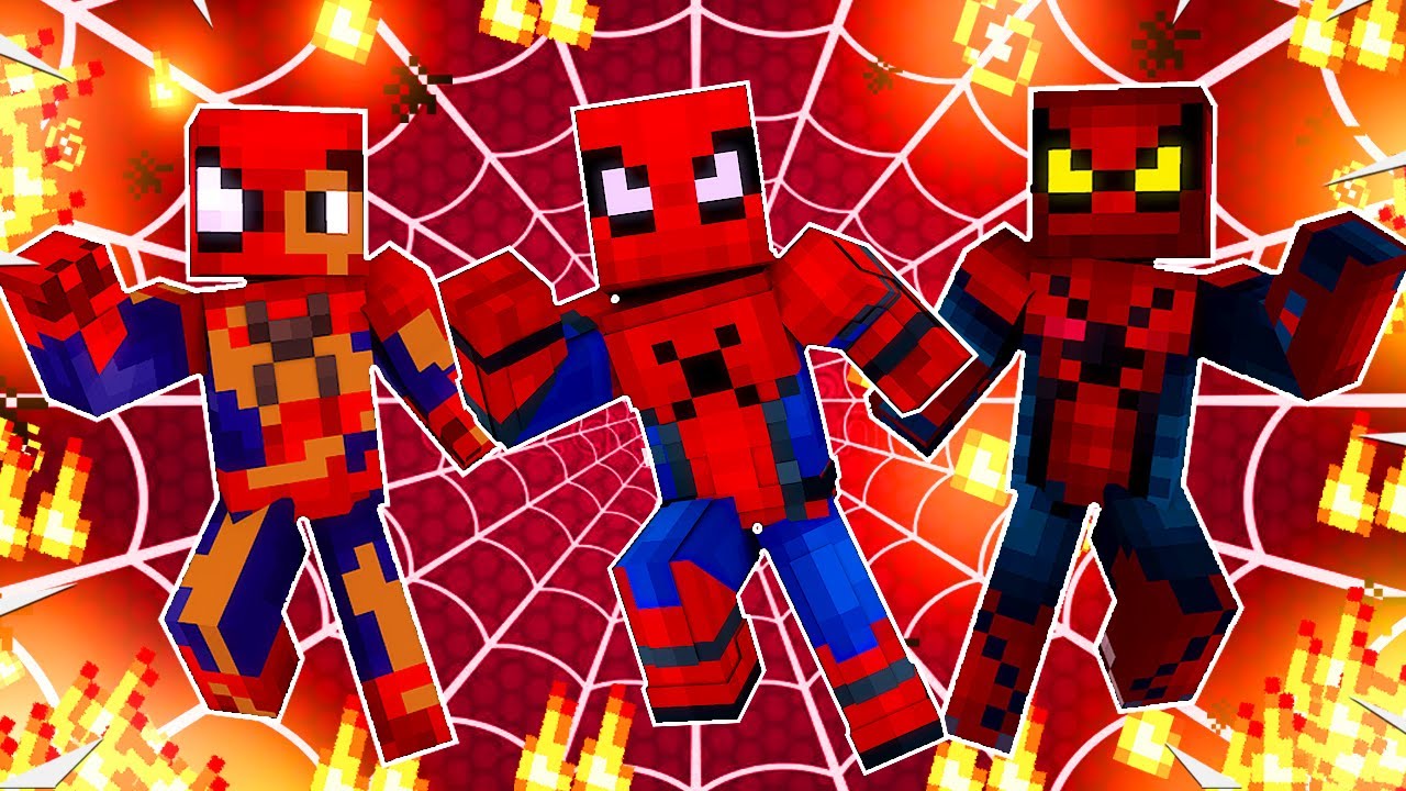 GUERRA DO NOVO HOMEM ARANHA SEM VOLTA PARA CASA! MINECRAFT PE/BEDROCK #EP 1 (Crazy1007)