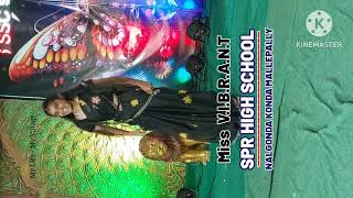 Farewell 2026 | miss VIBRANT girl | SPR School Nalgonda Konda Mallepally | #spr #iit #nalgonda  screenshot 1