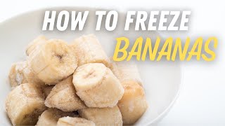 Famous HOW TO FREEZE BANANAS 🍌 ❄️ 3 WAYS! Wealth