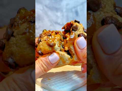 MUFFINS RELLENOS en 15 minutos #muffins #merienda #banana #dulcedeleche #rico #recetasfaciles #dulce