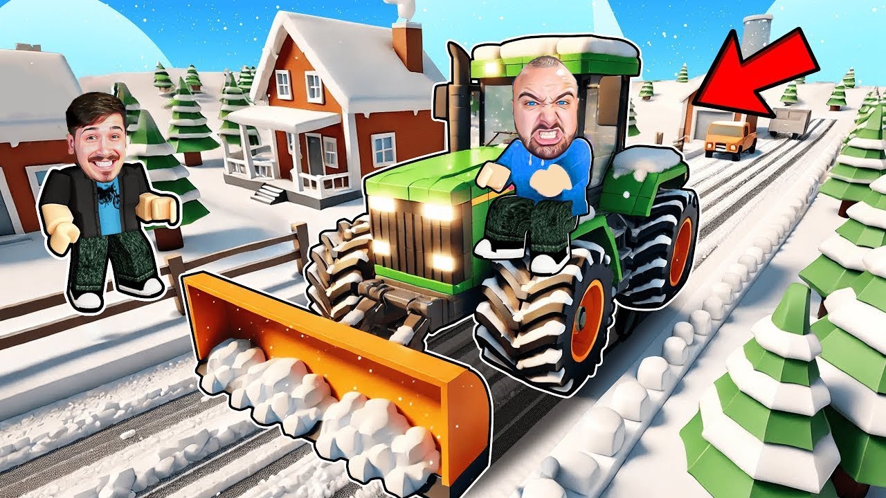 24 SATA ČISTIMO SNEG U ROBLOXU