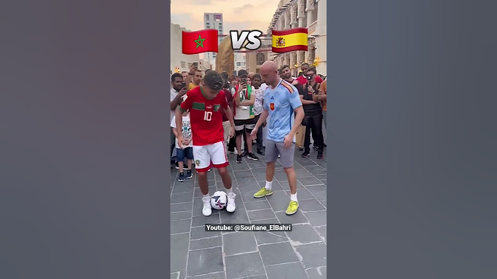 Soufiane ElBahri: Morocco 🇲🇦 vs Spain 🇪🇸 Freestyle ⚽