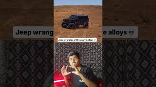Rubicon modified big alloy wheels 🤯#youtubeshorts #alloywheels