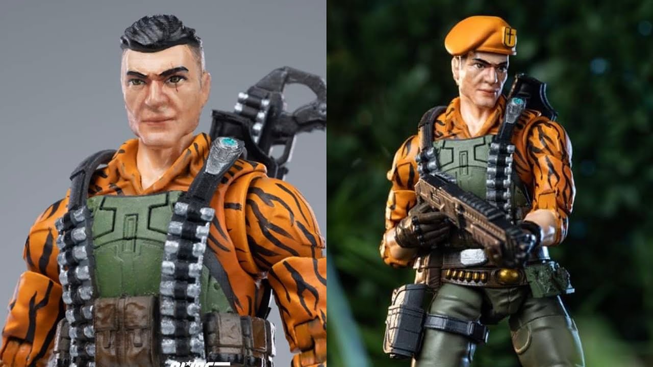 New gijoe flint tiger force action figure by hiya toys revealed