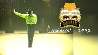 Michael Jackson Billie Jean Rehearsal 1992 (Enhanced)