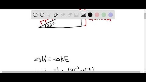(II) A sled is initially given a shove up a frictionless 23.0^∘incline. It reaches a maximum v…