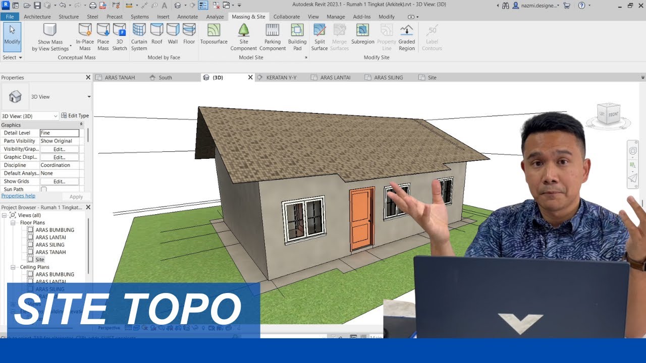 Revit: Site Topography
