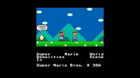 Super Mario Bros. X 1.4.5 - Super Mario World Project -  Demolition Scene