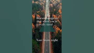 Brain on Empty: The Hidden Consequences of Exhaustion on Decision-Making #thoughts #shorts