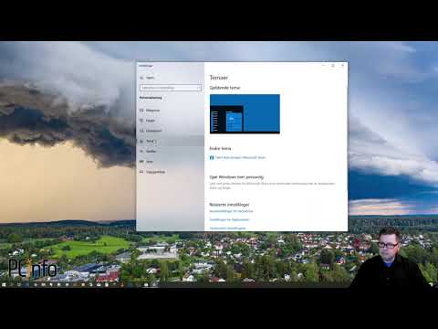 Slik bytter du bakgrunn og tilpasser utseende av Windows 10