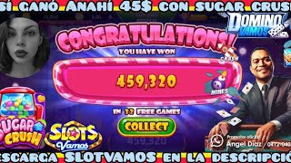 Gana Dinero: Así ganó Anahí 45$ con Sugar Crush. Descarga Slotvamos en la descripción