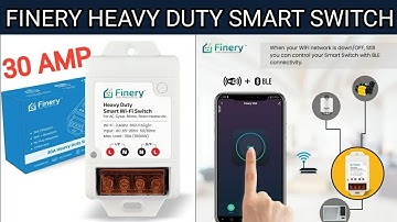 Finery 30 AMP Heavy Duty Smart Switch | Wifi + Bluetooth| Unboxing & Full Installation