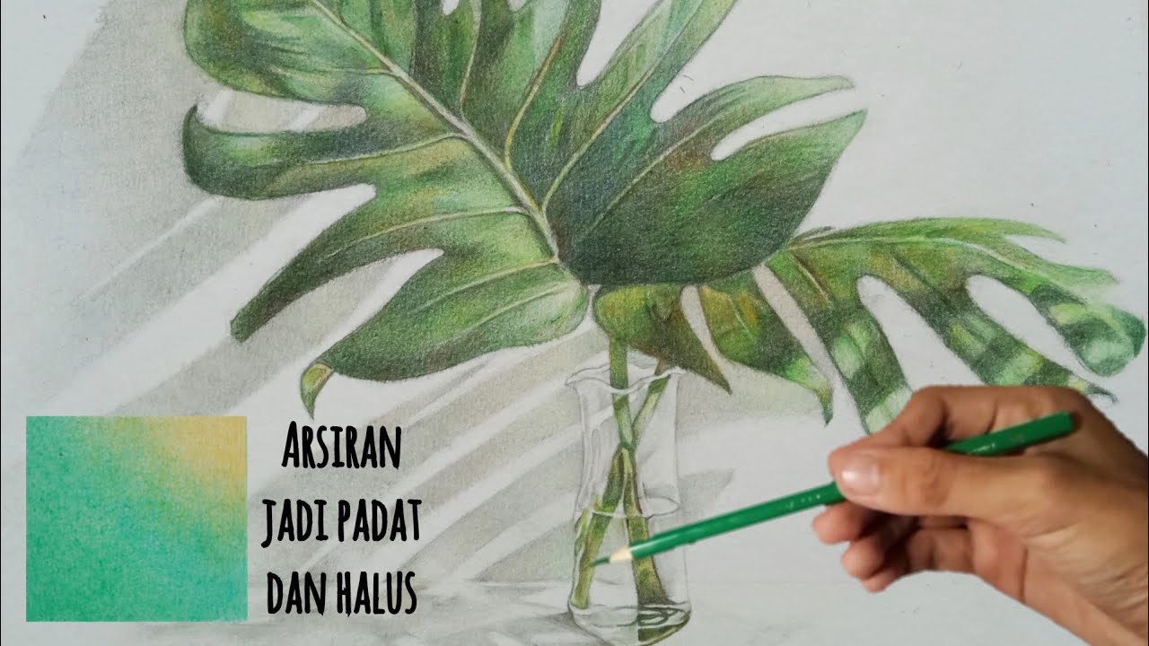 PainTPasteL | Tutorial mengarsir halus dengan pensil warna Faber-Castell classic.