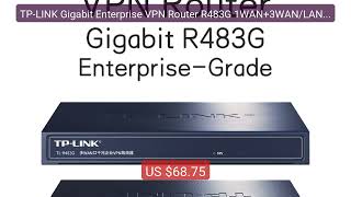 TP-LINK Gigabit Enterprise VPN Router R483G 1WAN+3WAN/LAN+1LAN... — Best Buy 2026 | Great Quality!