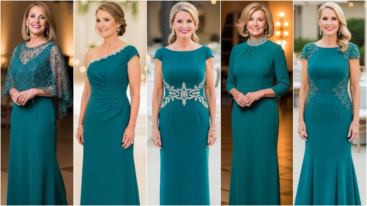 Teal Mother of the Bride Dresses 2026 | Flattering Formal Teal Gowns for  Every Body Type & Budget