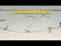 How to make a best fishing rig // The best option for professional anglers