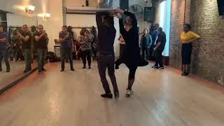 Intermediate Salsa Turn Pattern Demo 11/18/19