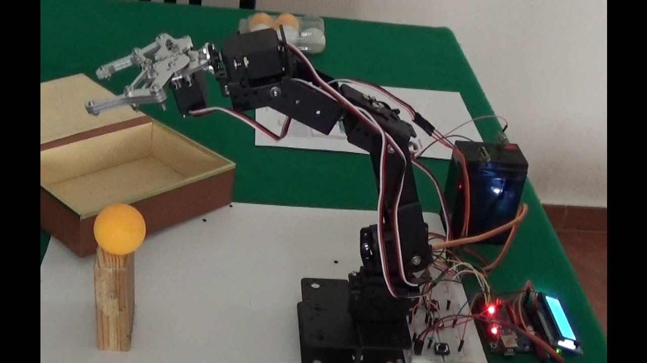Braccio Meccanico Robotic Arm Arduino E46 Youtube