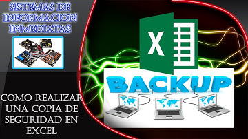 Como realizar una copia de seguridad en excel