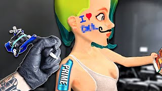 I Gave People LIFE CHANGING Awful Tattoos In VR! screenshot 3