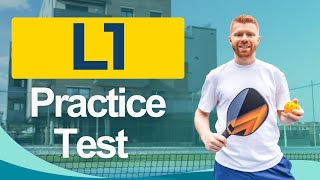 L1 Practice Test 2026 IPTPA Level One Pickleball Certified Instructor Exam Guide & Test Prep