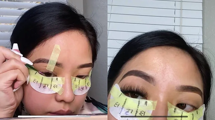 Veyelash Lash Extension at Home (under $40) / Step by Step with Tips & Tape Method ♡