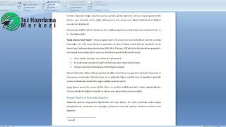 Tezde Dipnot Nasıl Yazılır?