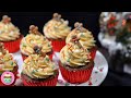 Gingerbread Cupcakes with Caramel Buttercream