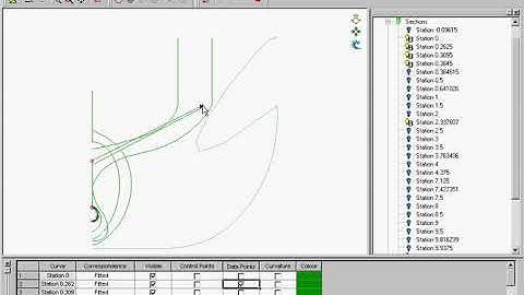 Point Curve Editing - Tribon M3