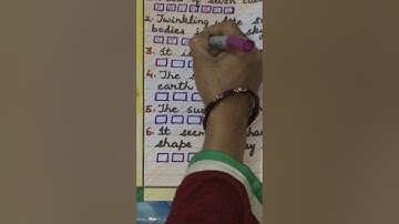 Class 1 See the sky ( Worksheet)