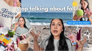 summer isn't over yet!!!! summer bucket list, current makeup routine & more
