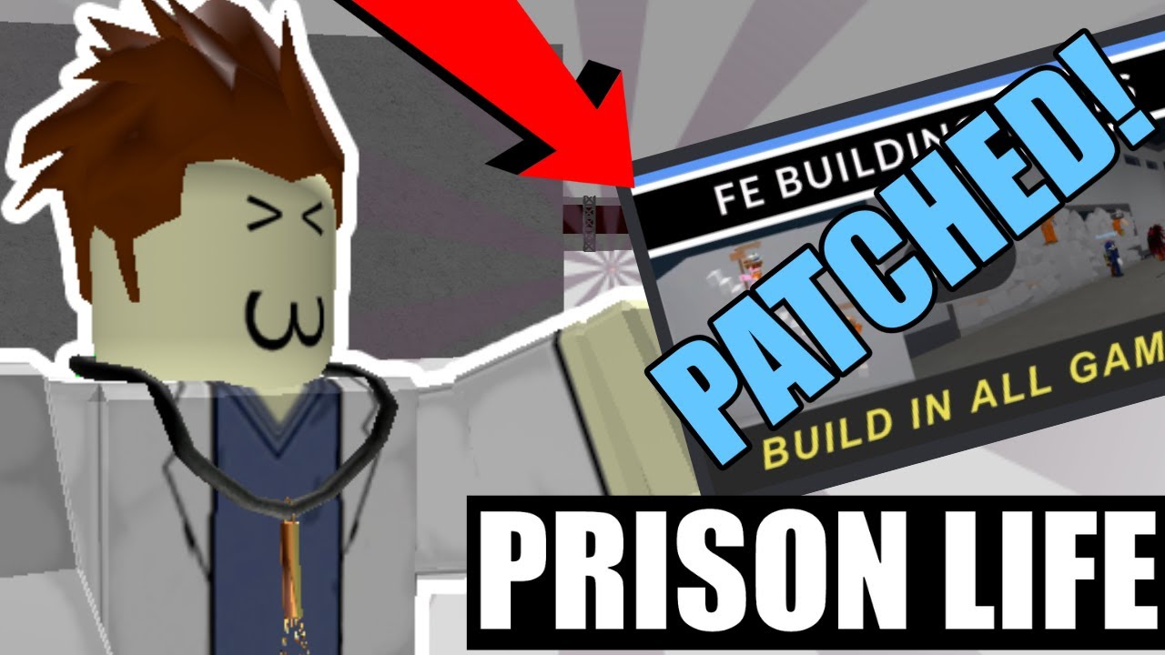 Prison Life I Patched Fe Building Exploit Hack Cheat Thingy Youtube - roblox prison life hack get 500k robux