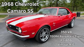 *FOR SALE* $58,500.00 1968 Chevrolet Camaro SS 350 V8