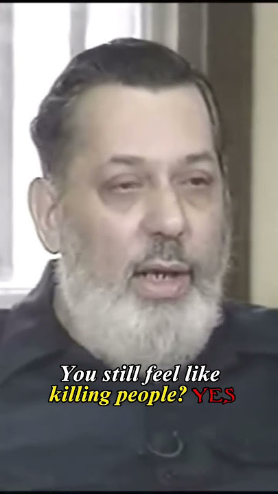 The most honest serial killer interview😳 #scary #truecrime #shorts #serialkiller