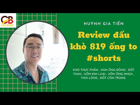 Video Review đầu khò 819 ống to #shorts - youtube