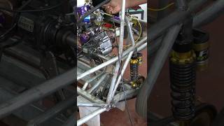 Homemade crosskart engine with reverse gear #gokart #racing #homemade #crosskart