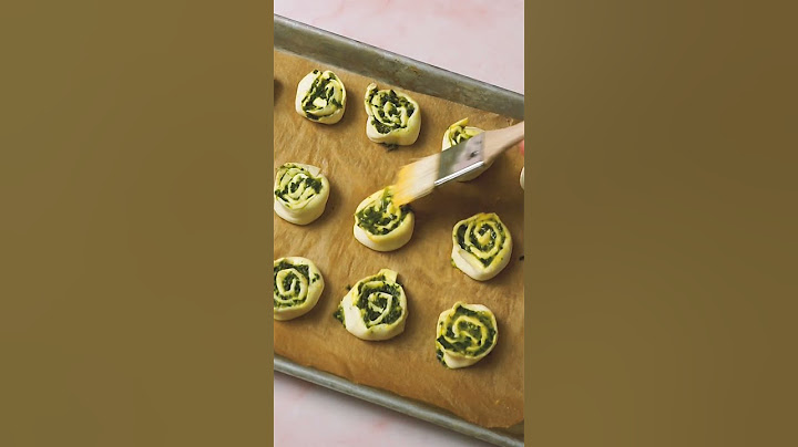 Blätterteigschnecken mit Spinat | Fingerfood | Häppchen | Partysnack