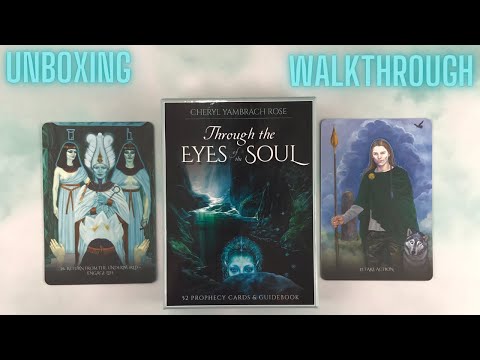 Through The Eyes of the Soul 52 Prophecy Cards & Guidebook Oracle Deck Unboxing, Oracle Walkthrough