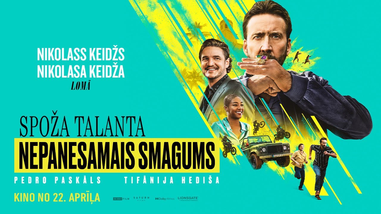 Niks Keidžs Nika Keidža lomā komēdijā "Spoža talanta nepanesamais smagums" - kino no 22. aprīļa