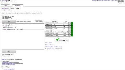 Codingbat Python - Warmup 1 - front_back