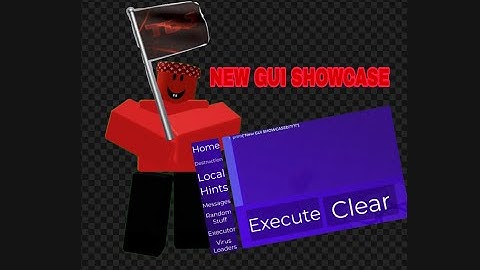 New GUI Showcase! | Roblox Exploiting