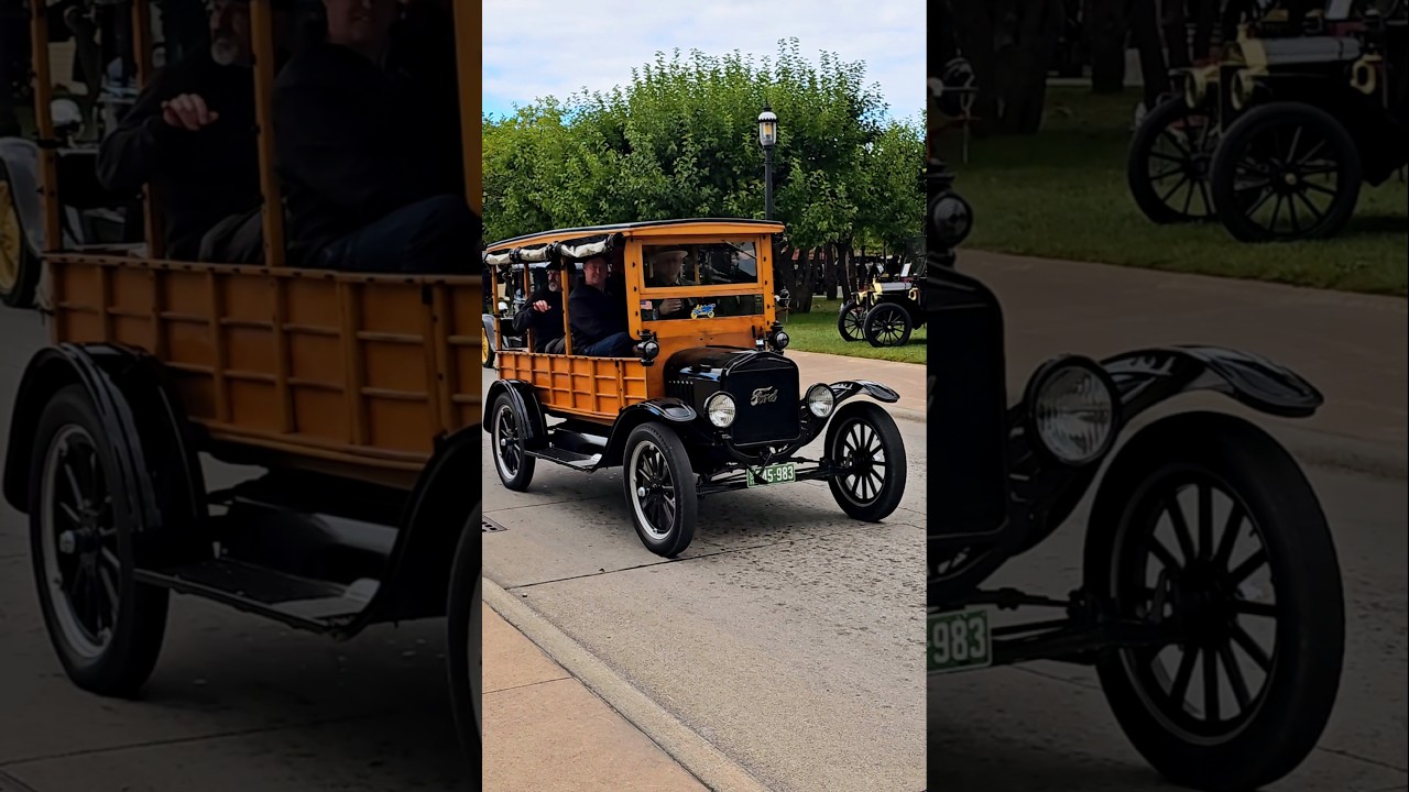 Ford Model T Depot Hack Drive By Engine Sound Old Car Festival Greenfield Village 2024